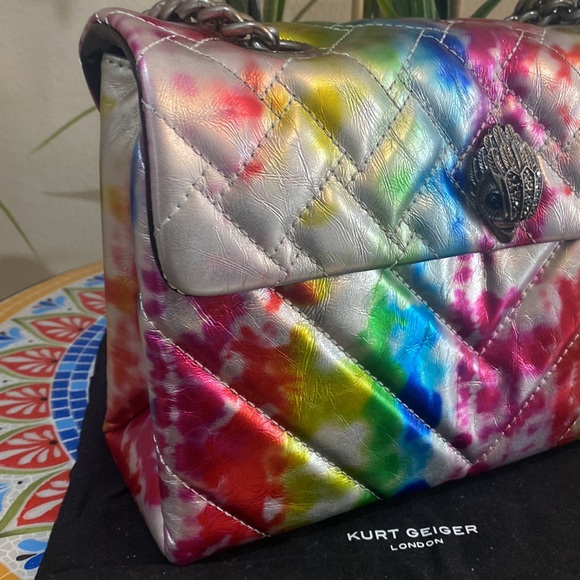 Kurt Geiger London Kensington X Tie Dye Shoulder Bag - Picture 12 of 13